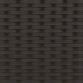 thumbnail image 2 of vidaXL Patio Sofa 2-Seater with Stools Black Poly Rattan, 2 of 10