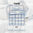 thumbnail image 2 of Comforter Twin Size 64 x 88 Inches, All Season Duvet Insert, Down Alternative Box Stitched Bed Comforter with Corner Tabs, Machine Washable, 2 of 4