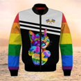 thumbnail image 3 of Nueva chaqueta bomber con estampado lésbico Lgbt para hombre y mujer, chaqueta bomber para hombre y mujer, abrigo de manga larga con bolsillos y cremallera, chaquetas de primavera, 3 of 5