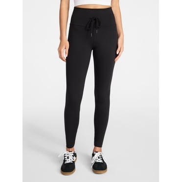No Boundaries Tie Front Leggings, 26.5" Inseam, Women's XXS-1X