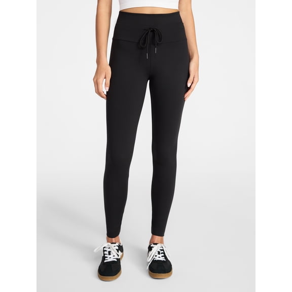 No Boundaries Tie Front Leggings, 26.5'' Inseam, Women's