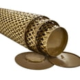 thumbnail image 6 of DecMode 30, 25, 21"H Tall Slim Floor Gold Metal Vase with Open Frame Design, Set of 3, 6 of 10