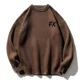 thumbnail image 3 of Suéteres de punto de gran tamaño para hombres, ropa popular coreana de color sólido, jersey para hombre, ofertas de ropa 2024, prendas de punto de cachemira Harajuku, 3 of 5