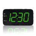 thumbnail image 1 of Réveil Numérique Portable à LED avec Affichage de la Température, Activation Sonore, Réveil Électronique avec Fonction Snooze, Double Alimentation, 1 of 9