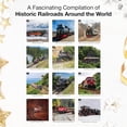 thumbnail image 3 of Railroads 2026 Wall Calendar 12 Month | 12" x 24" Open | Thick & Sturdy Paper | Holiday Gift | Train Calendar 2026, 3 of 3