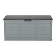 thumbnail image 7 of Canddidliike 75 Gallon Wicker Patio Deck Boxes with Lid, Container Bin Storage Chest Grey, 7 of 7