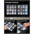 thumbnail image 2 of Archivador de cartas Migitec de 12 bolsillos con cierre, capacidad para 960 cartas, 2 of 7