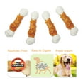 thumbnail image 5 of (2 pack) Jungle Calling Rawhide Free Chicken Wrapped Chew Dog Bones for Medium Large Dogs Training Treats, 5 of 11