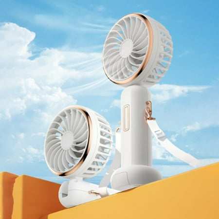 

Decorative Hanging Yard Ornaments for Outside Garden Summer Clearance Portable Fan with Base Small Fan Rechargeable Fan 3 Wind Speed USB Fan for Outdoor Travel Camping