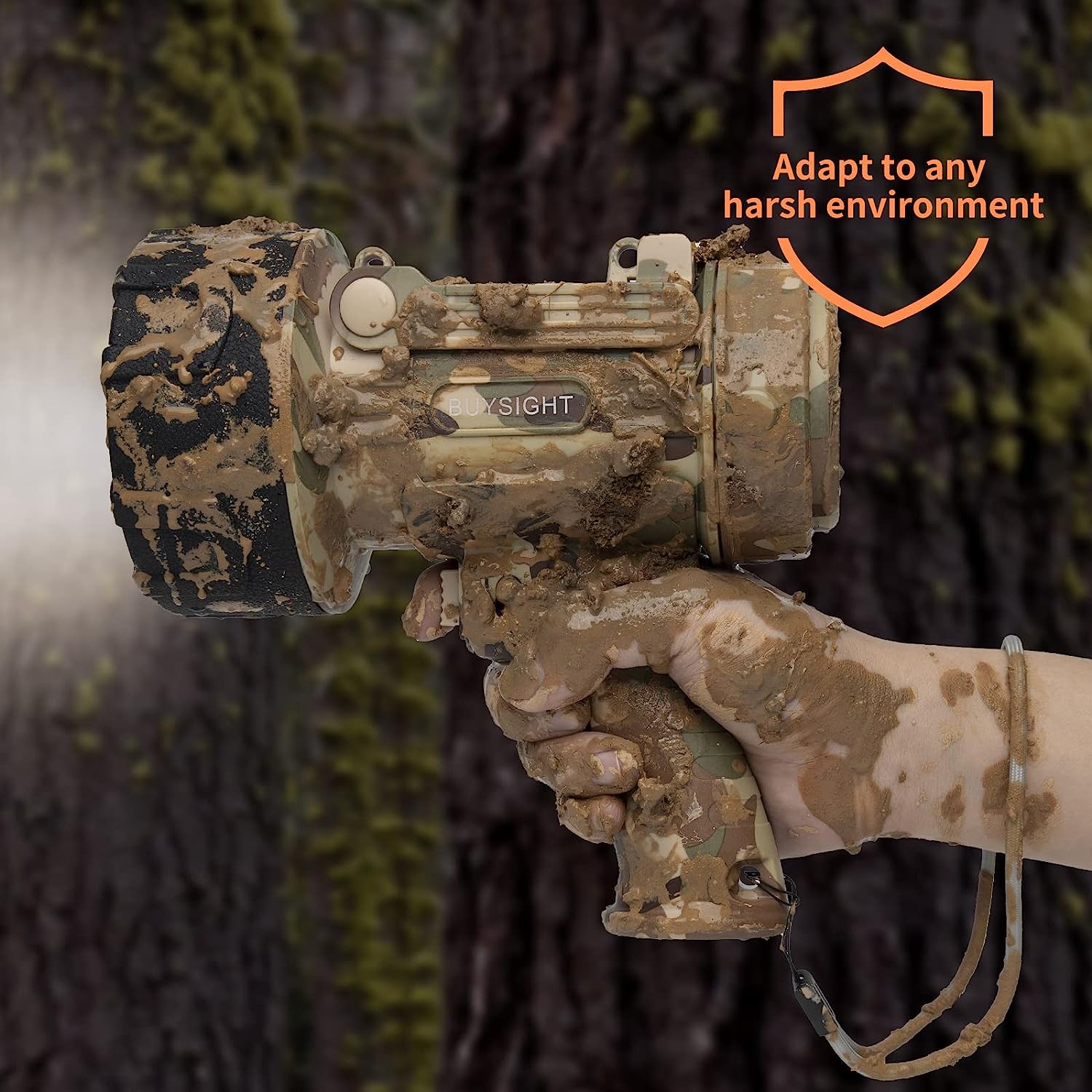 Buysight Rechargeable LED 300000 Lumens Flashlight