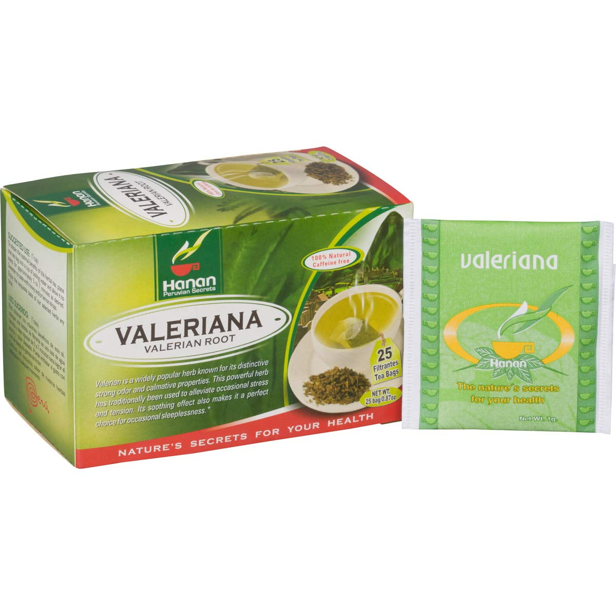 Valerian Root Natural Herbal Tea for Sleep (25 Herbal Tea Bags