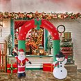 thumbnail image 3 of Christmas Arch Santa Snowman LED Archway Suministros festivos para Año Nuevo Shop Mall Hugtrwg Para estrenar, 3 of 9