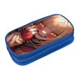 thumbnail image 3 of My Hero Academia Himiko Toga Pencil Case Large Capacity Pencil Pouch Pen Bag Office Stationery Organizer Travel Makeup Bag Blue, 3 of 9
