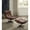 Retro Brown, variant on ACME Gandy 2-piece Chair and Ottoman Set in Antique Red and Brown