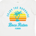 thumbnail image 4 of Inktastic Summer Enjoy the Sunshine Boca Raton Florida in Blue Boys or Girls Toddler T-Shirt, 4 of 5