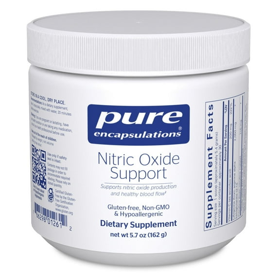 Pure Encapsulations Nitric Oxide Support | Supports Healthy Oxygen Circulation and Promotes Energy Production within Muscles | 5.7 Ounces