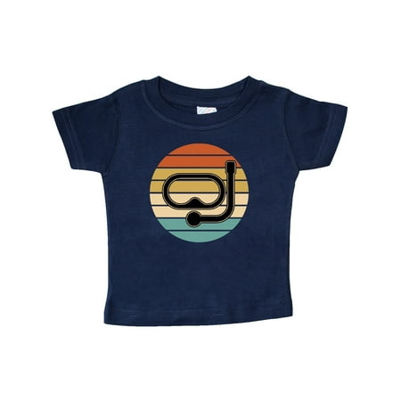 

Inktastic Scuba Diver Retro Sunset Diving Gift Gift Baby Boy or Baby Girl T-Shirt