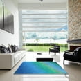 thumbnail image 7 of Ahgly Company Machine Washable Indoor Rectangle Transitional Blue Area Rugs, 7' x 10', 7 of 7