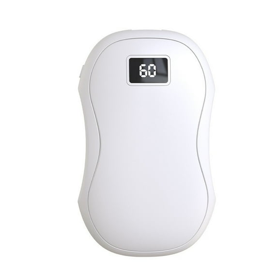 2-in-1 Rechargeable Hand Warmer,4000mAh Dual-Use Portable Double-Sided Pocket Hand Heater & Power Bank for Camping Outdoor Winter Gift