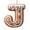 J, variant on 26 Letters Christmas Tree Decoration Pendant Christmas Tree Ornaments Personalized Diy Christmas Ornaments Xmas Tree Hanging Decor for Use with Customizable Letters, Q, 1pcs