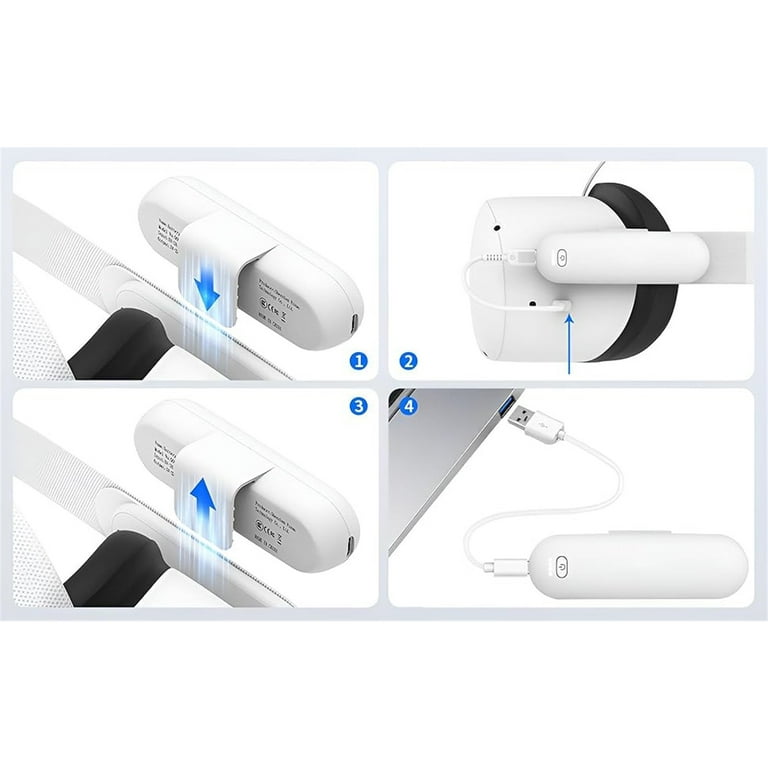 Battery Pack for Meta/Oculus Quest 2/Quest 3/Quest 3S, 5000mAh