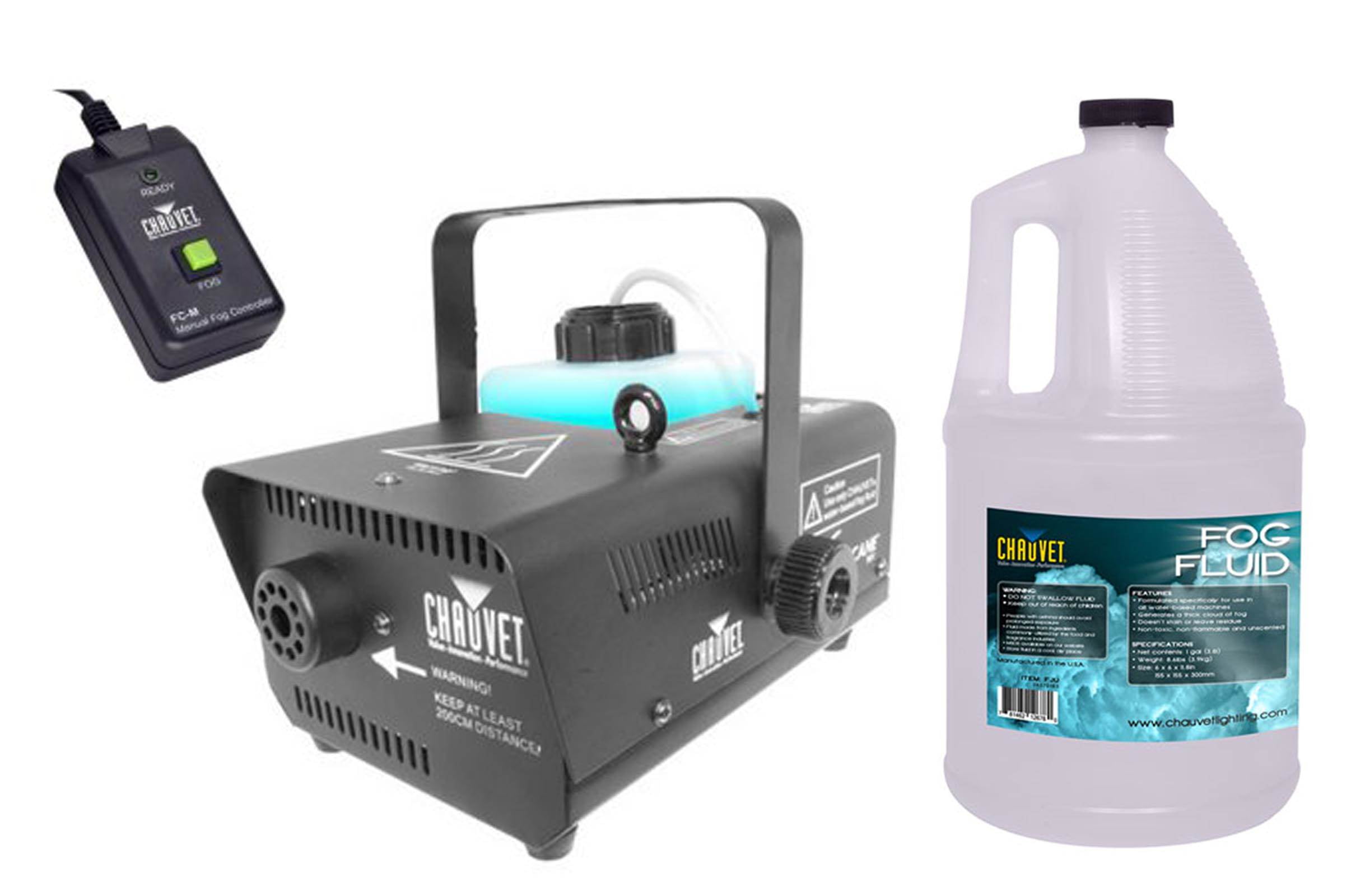 NEW! CHAUVET HURRICANE H901 DJ WaterBased Smoke Fog Machine + FJU