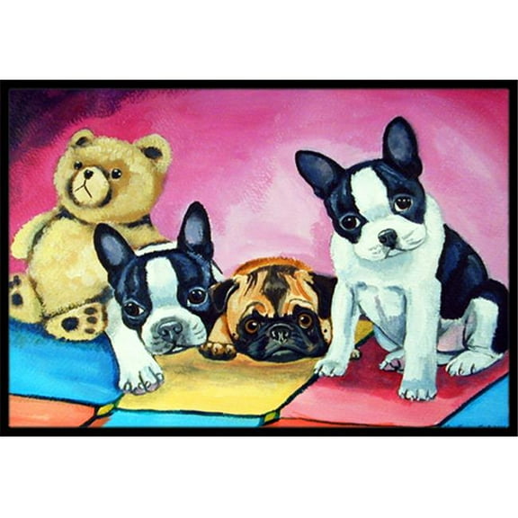 Multiple Breeds Indoor Or Outdoor Doormat - 24 x 36 in.