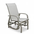 thumbnail image 1 of F. Corriveau International Bruxelle Outdoor Patio Rocking Chair – Aluminum Frame, Textilene Fabric, Greige, 1 of 5