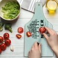 thumbnail image 3 of Adventure Cutting Board, Never Stop Exploring Words Typography and Trees Sketchy Vintage, Decorative Tempered Glass Cutting and Serving Board, Wine Bottle Shape, Black White, by Ambesonne, 3 of 5
