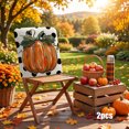 thumbnail image 5 of Qjidjing 2Pcs Fall Thanksgiving Chair Covers, Halloween Maple Leaf Decor Slipcovers For Indoor Home Dining Chair, Party, 5 of 6