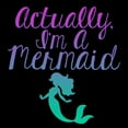 thumbnail image 3 of CafePress - Actually, I'm A Mermaid - Women's Dark Pajamas, 3 of 4