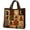 Style4-F, variant on Halloween Commemorative Unisex Design Tote Bag Quilted Large Capacity for Women Men Daily Shopping Travel