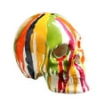 thumbnail image 1 of GROWTH TANK Figurine de Statue Abstraite Halloween Fleur Colorée Peinte Silhouette Squelette, 1 of 4