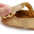thumbnail image 4 of Baby Girl Shoes Mary Jane Flats with Bowknot Non-Slip Toddler First Walkers Infant Dress Shoes, 4 of 6