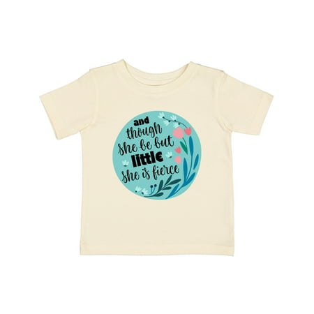 

Inktastic Shakespeare She is Fierce Quote Gift Baby Girl T-Shirt