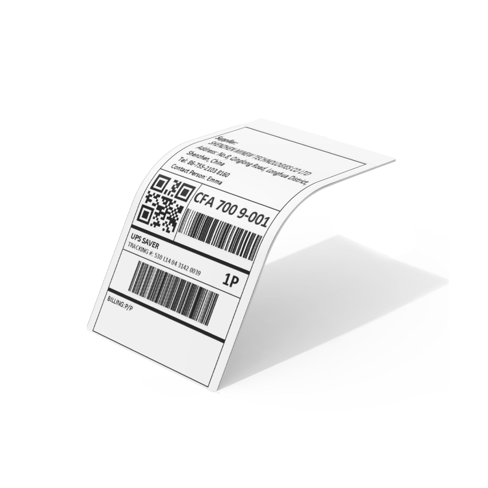 3PCS MTB06 BLE Printable Smart Label IoT UHF RFID Parcel Tracker Real Time Monitoring RTLS Bluetooth Asset Tracking BLE Tags Beacon for Logistics