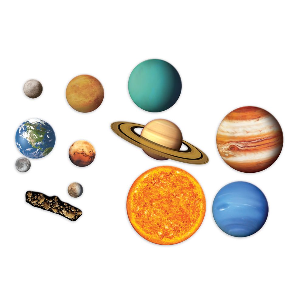 Giant Solor System, FullColor, To Model Space Science Concepts