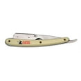thumbnail image 4 of Classic Samurai Stainless Steel Professional Barber Straight Razor with 100 Derby Blades (Cream), 4 of 4