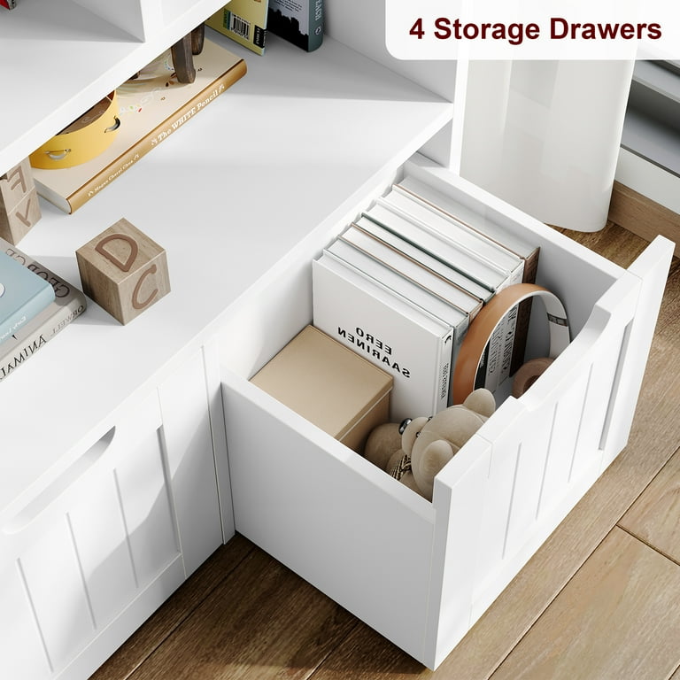 Homfa 7 Cube Toy Storage Organizer, Kids Geometric Bookcase Homfa 7 Cube Toy Storage Organizer, Kids Geometric Bookcase