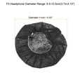 thumbnail image 2 of Uxcell Non-Woven Fabric Headphone Ear Cover for Most On-Ear Headphones with 9.5-10.5cm Dia Black 100 Pairs, 2 of 5