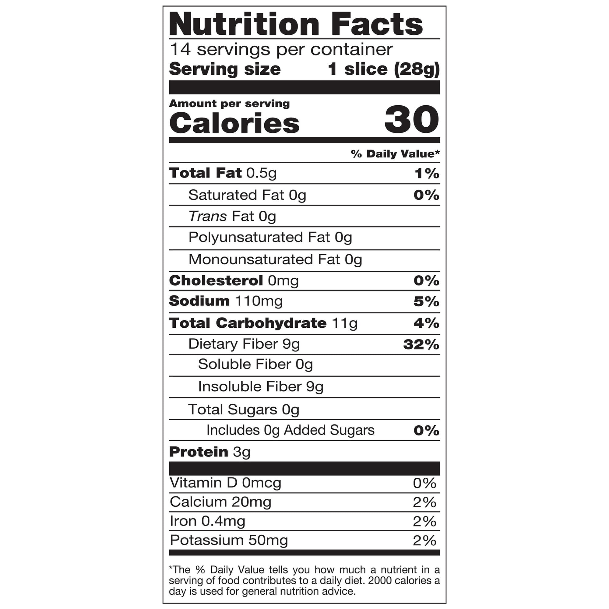 Aunt Millie's Live Carb Smart Wheat Bread Loaf, 14 oz, 14 ct