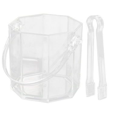 Portable Ice Bucket Buckets Ktv Accessory Acrylic Cooler for Party Transparent Tub