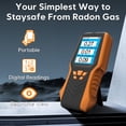 thumbnail image 2 of Handheld Radon Detector Accuracy Real Time Long Short Term Average LCD Display Radon Test Kit for Home School Radon Test,1 x Handheld Radon Detector 1 x data Cable 1 x Storage Box, 2 of 6