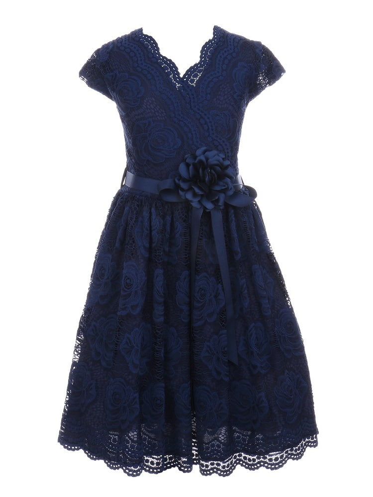 navy special occasion dress