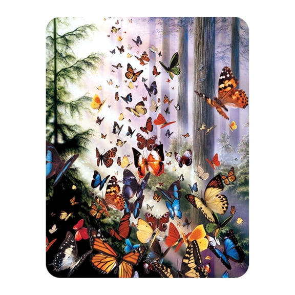 3D LiveLife Magnet - Butterfly Woods from Deluxebase. Lenticular Insect Themed Refrigerator Magnet. Decorative 3D Butterfly Flat Magnets. Cute Small Magnets for Fridge, Dishwasher and Whiteboard.