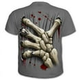 thumbnail image 2 of Men's Horror 3D Pattern Skull T-Shirt Round Neck Nightmare Before Christmas Haunted Scene Tees Short Sleeve, 2 of 3