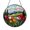 Acrylic 3.5 Inch, variant on Floral Spring Bloom Stained Glass Style Window Hanging, Garden Botanical Art Decor Accent Ornament Gift