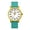AQUA, variant on Original Nurse Watch for Medical Professionals and Students Various Scrub Colors, Easy Read Dial, Military Time with Second Hand, Silicone Band, 3 ATM Water Resistant
