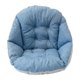 thumbnail image 1 of Cojín de repuesto para hamaca, silla colgante, cojín de asiento para cesta, almohadilla de asiento para el hogar, patio, oficina, sala de estar. Azul, 1 of 8