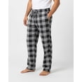 thumbnail image 3 of Real Essentials 3 Pack: Men's Fleece Pajama Pants Loungewear Soft Pj Bottoms Sleepwear Pockets (Big & Tall Available), 3 of 7